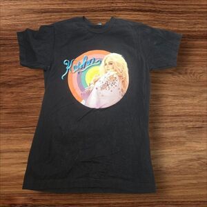 Tultex Kesha Rainbow Tour 2017 Black Concert Graphic Tee Shirt